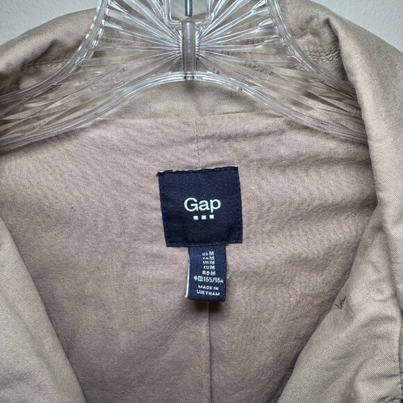 GAP Women's Light Tan Trench Coat - Picture 2 of 6